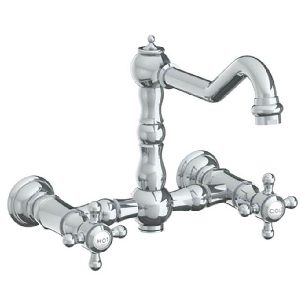 Wall Mounted Bridge Kitchen Faucet