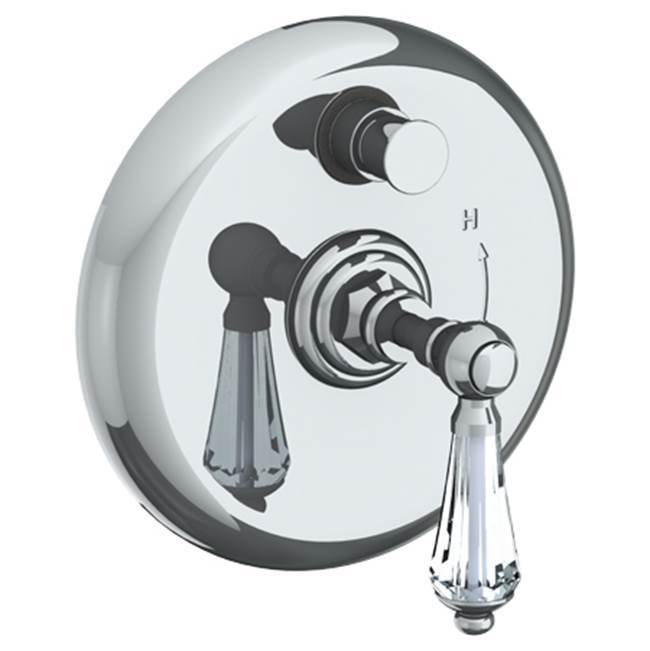 Wall Mounted Pressure Balance Shower Trim with Diverter, 7'' dia.