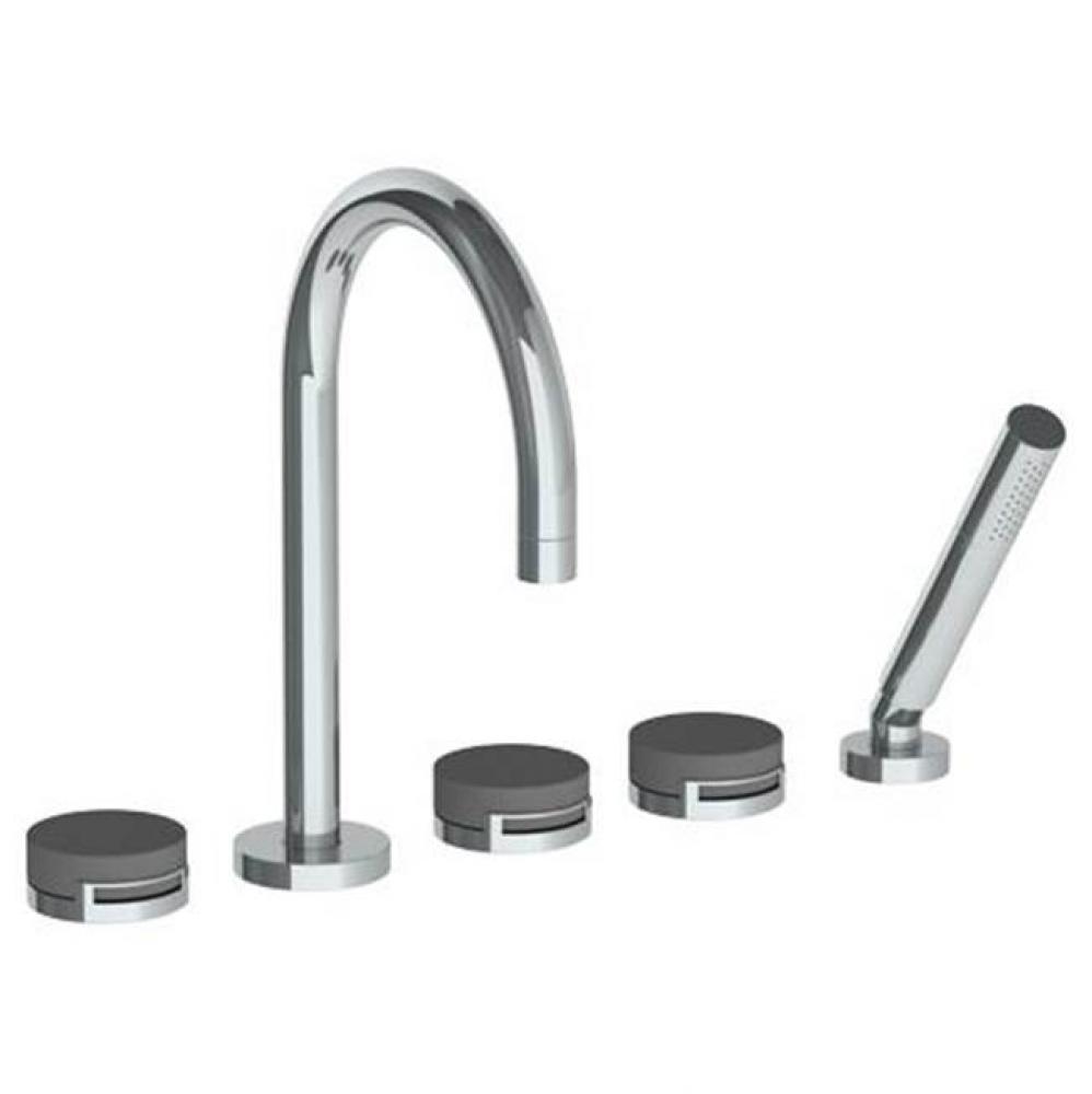 Deck Mounted 5 hole Bath set