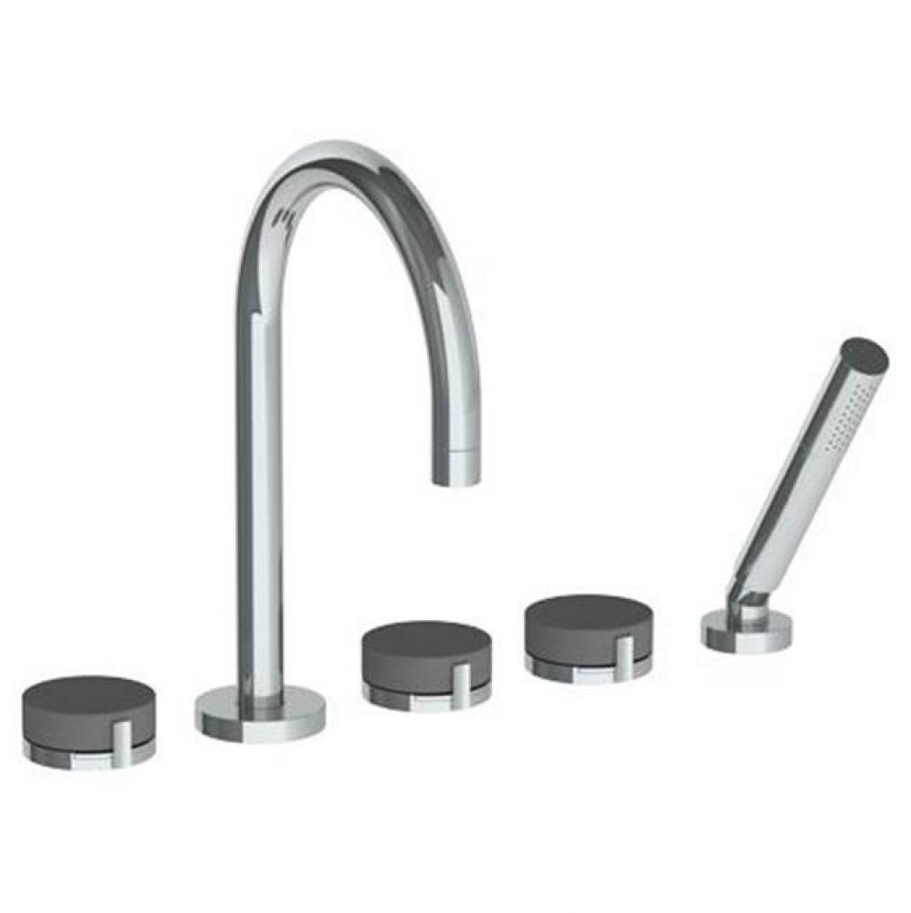 Deck Mounted 5 hole Bath set