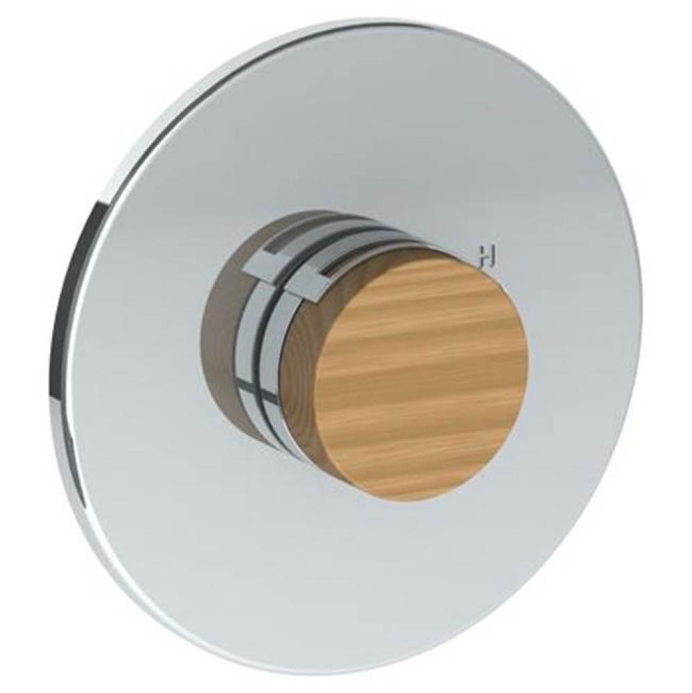 Wall Mounted Pressure Balance Shower Trim, 7'' dia.