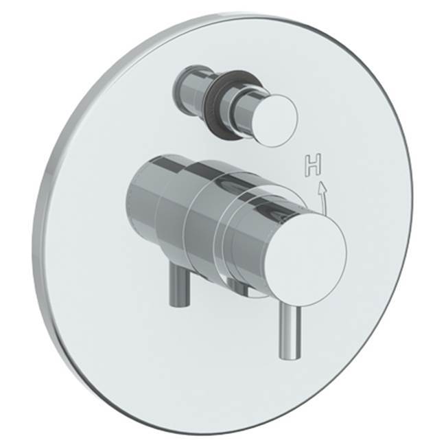 Wall Mounted Pressure Balance Shower Trim with Diverter, 7'' dia.