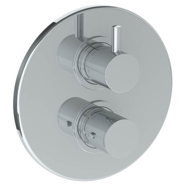 Wall Mounted Thermostatic Shower Trim with built-in control, 7 1/2'' dia.