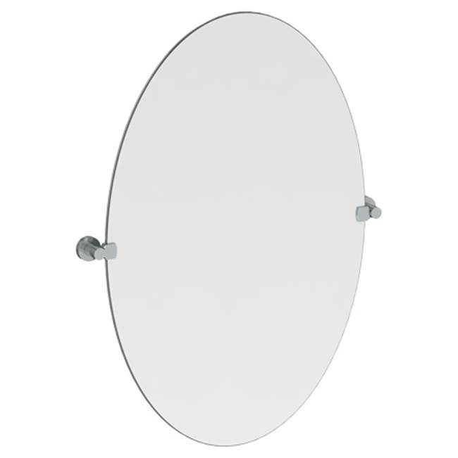 Wall Mounted 24'' x 36'' Oval Pivot Mirror