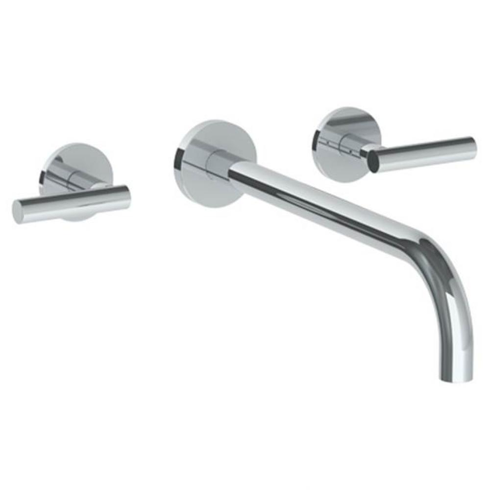 Wall Mounted 3 Hole Lavatory Set with 11 7/8'' Spout