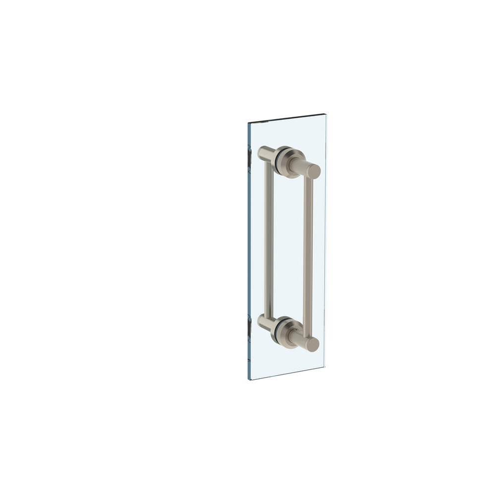 Urbane 6'' double shower door pull/ glass mount towel bar