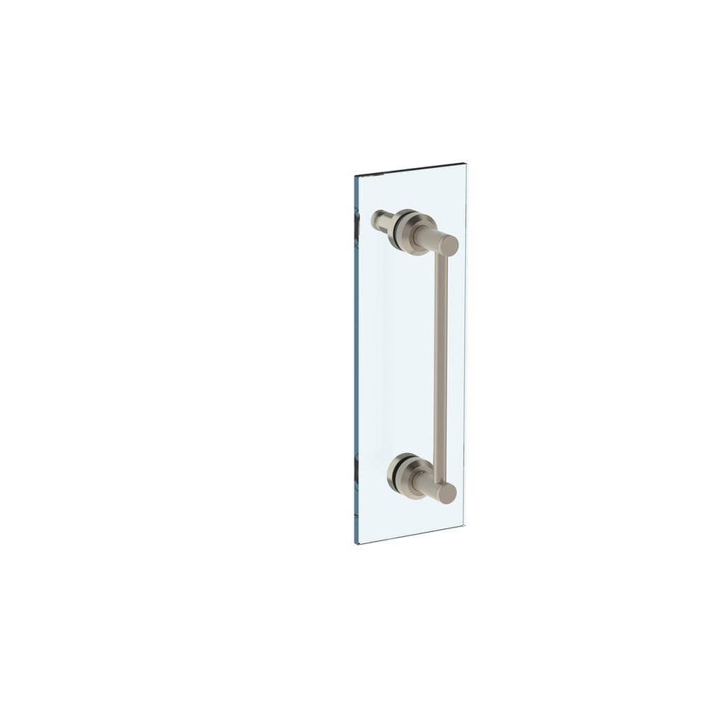 Urbane 12'' shower door pull with knob/ glass mount towel bar with hook