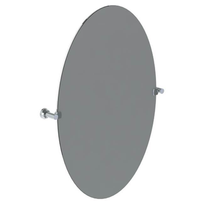 Wall Mounted 24'' x 36'' Oval Pivot Mirror