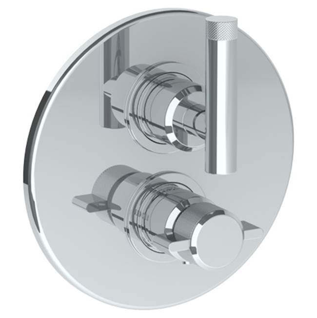 Wall Mounted Thermostatic Shower Trim with built-in control, 7 1/2'' dia.