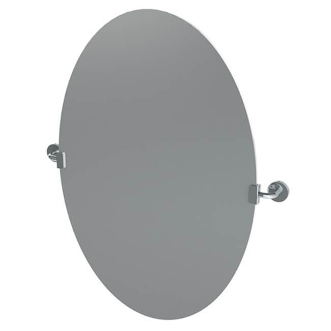 Wall Mounted 24'' x 36'' Oval Pivot Mirror