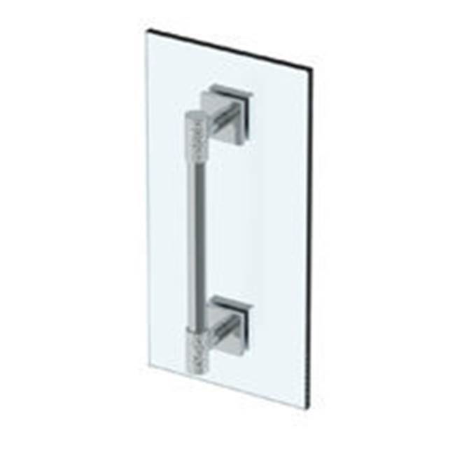 Sense 24” shower door pull/ glass mount towel bar