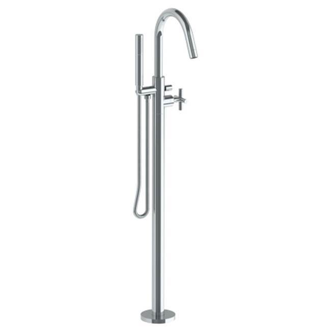 Single Hole Floor Standing Bath Set with Hand Shower