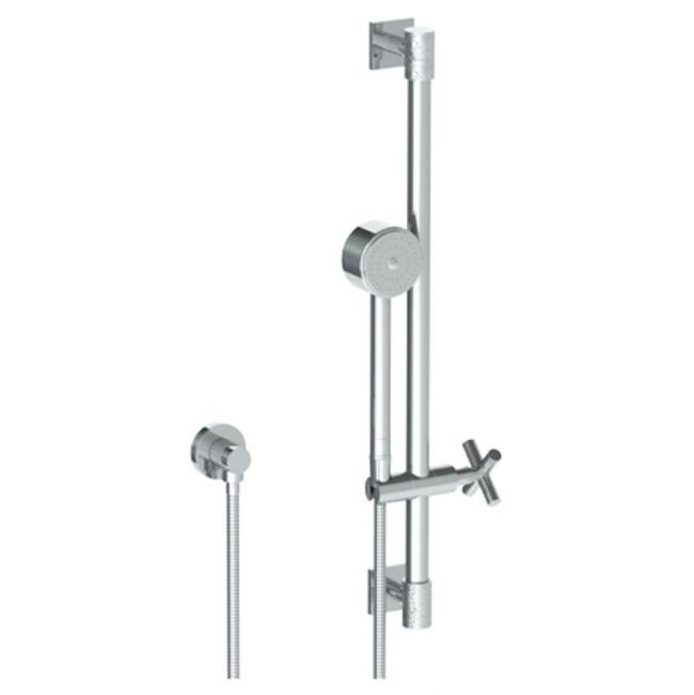 Positioning Bar Shower Kit with Volume Hand Shower and 69'' Hose