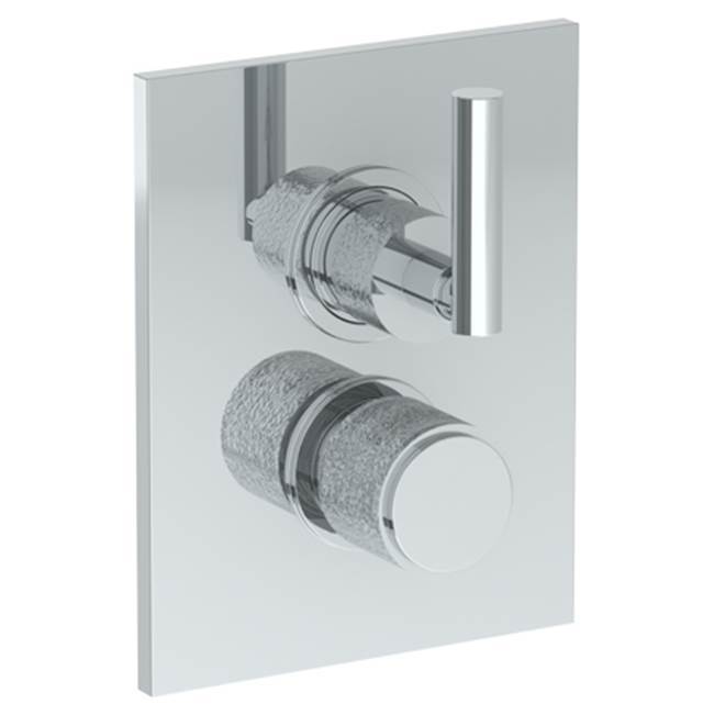 Wall Mounted Thermostatic Shower Trim with built-in control, 6 1/4'' X 8''