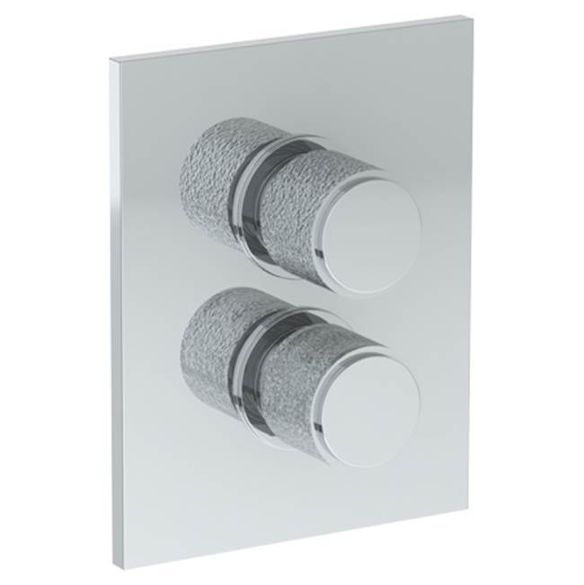 Wall Mounted Thermostatic Shower Trim with built-in control, 6 1/4'' X 8''