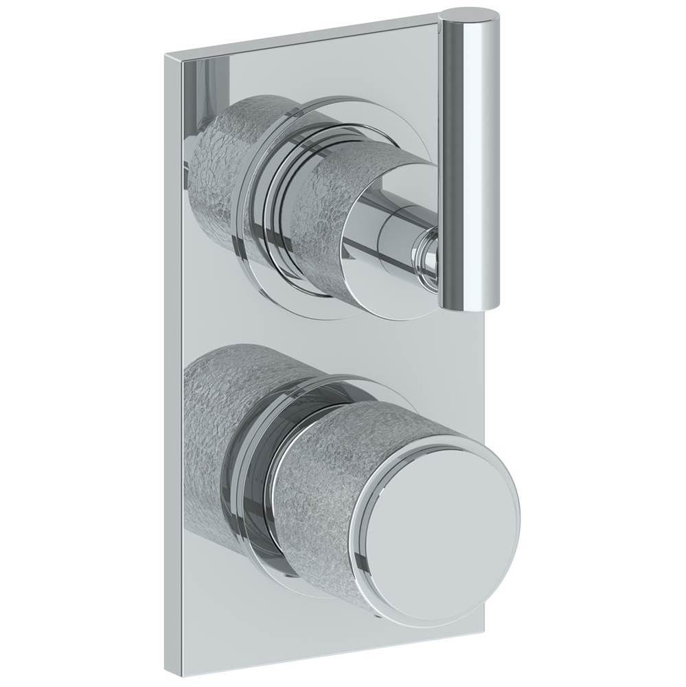 Wall Mounted Mini Thermostatic Shower Trim with built-in control, 3 1/2'' x 6 1/4'&