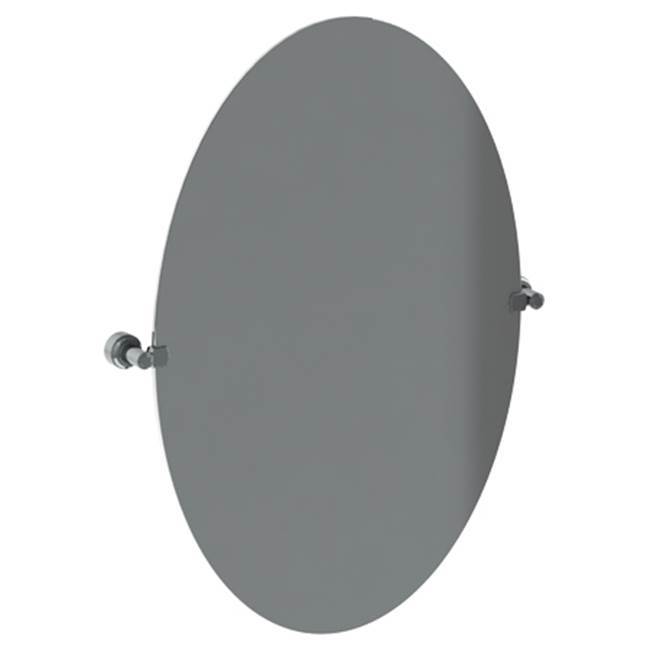 Wall Mounted  24'' x 36'' Oval Pivot Mirror