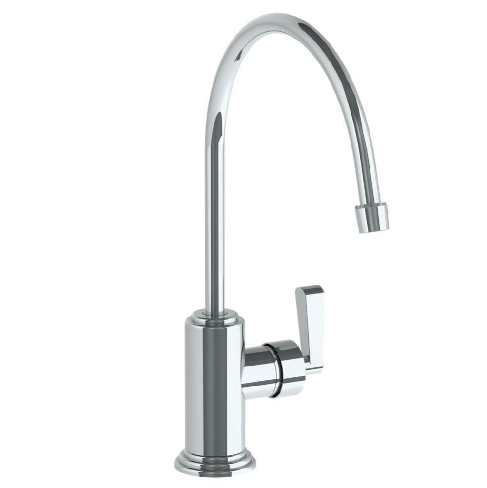 Deck Mounted 1 Hole Kitchen Faucet with Extended Spout