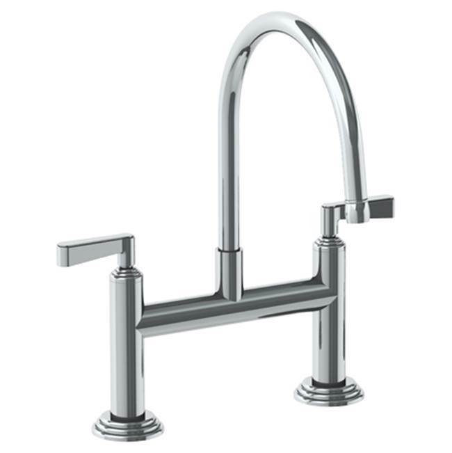 Deck Mounted Bridge Kitchen Faucet