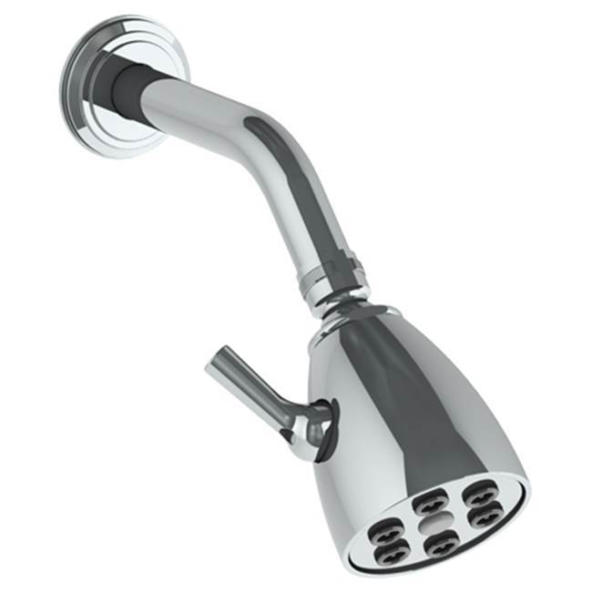 Wall Mounted Showerhead, 2 3/4''dia, with 6'' Arm and Flange