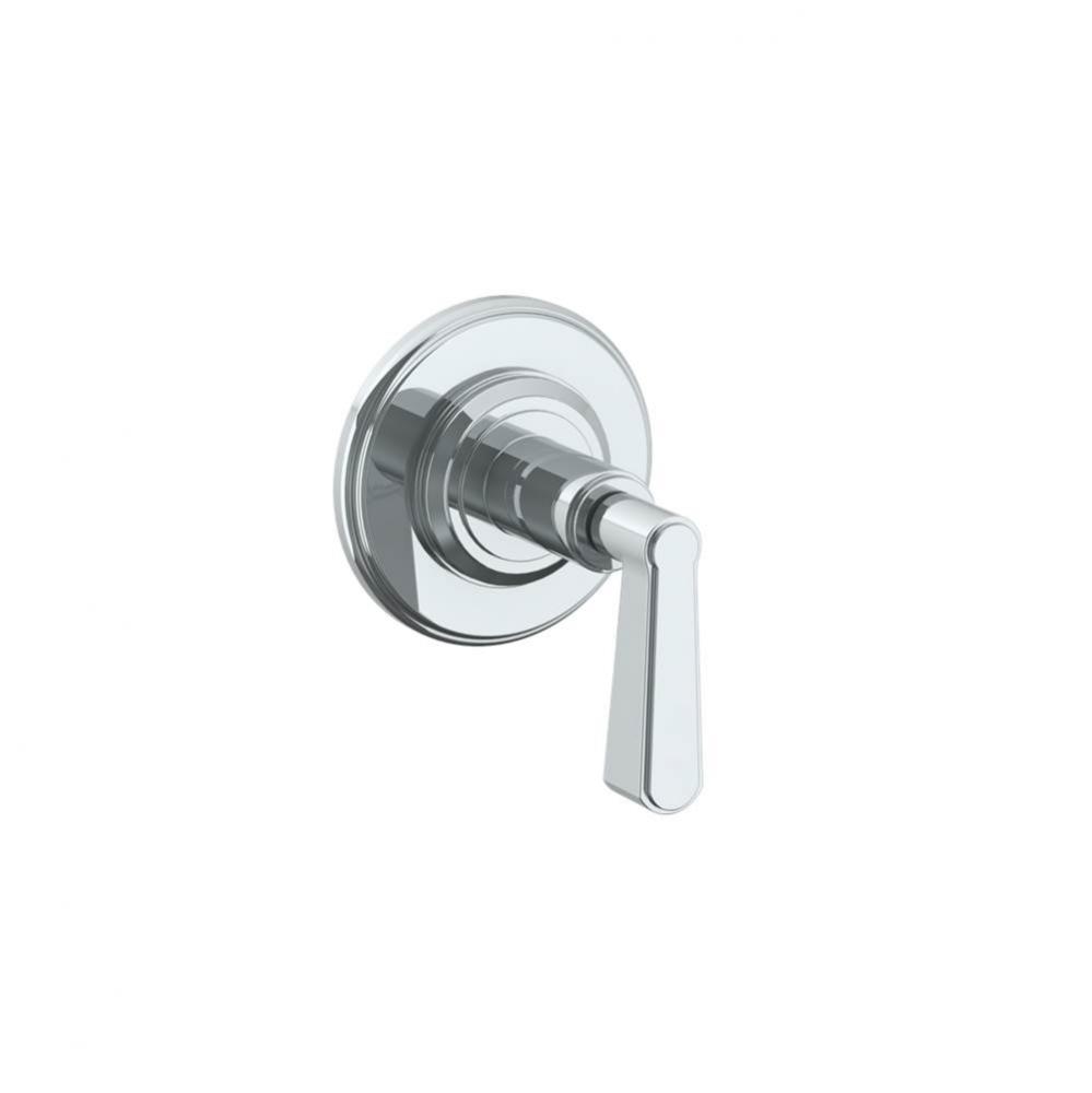 Wall mounted trim with wall plate, 3 1/2'' dia.