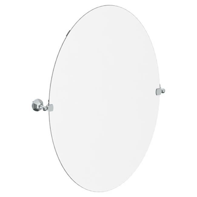 Wall Mounted 24'' x 36'' Oval Pivot Mirror