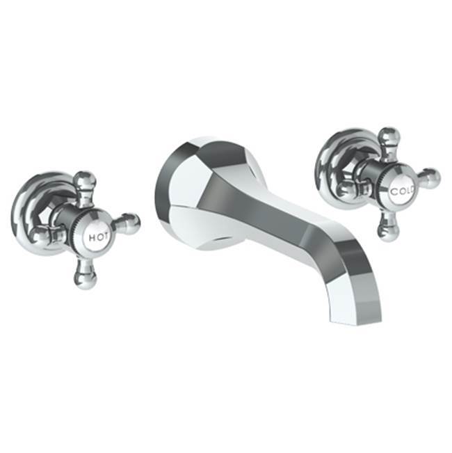 Wall Mounted 3 Hole Lavatory Set with 6 3/4'' CTC Spout