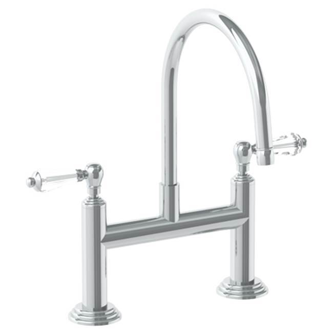 Deck Mounted Bridge Kitchen Faucet