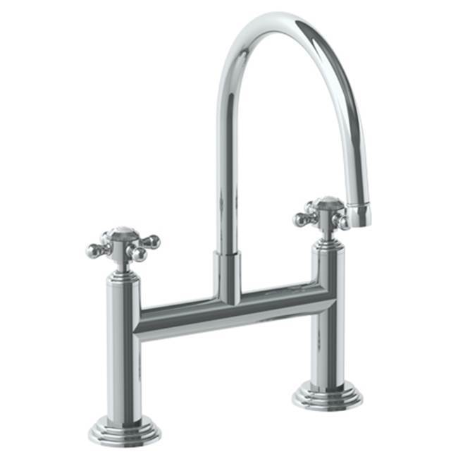 Deck Mounted Bridge Kitchen Faucet