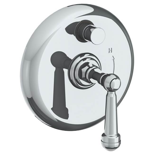 Wall Mounted Pressure Balance Shower Trim with Diverter, 7'' dia.