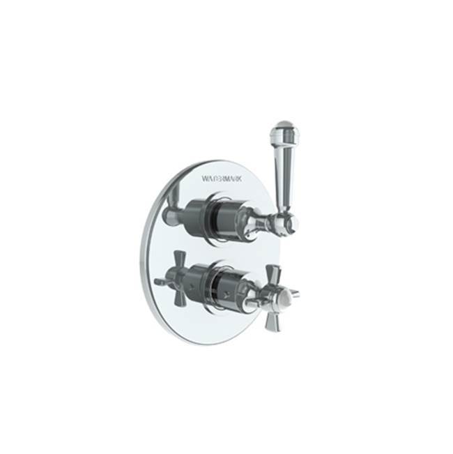 Wall Mounted Thermostatic Shower Trim with built-in control, 7 1/2''