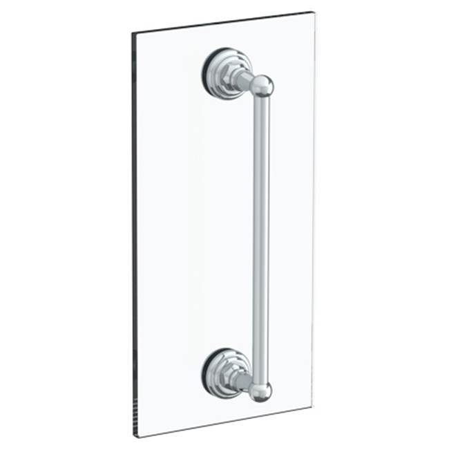 Rochester 12” shower door pull/ glass mount towel bar