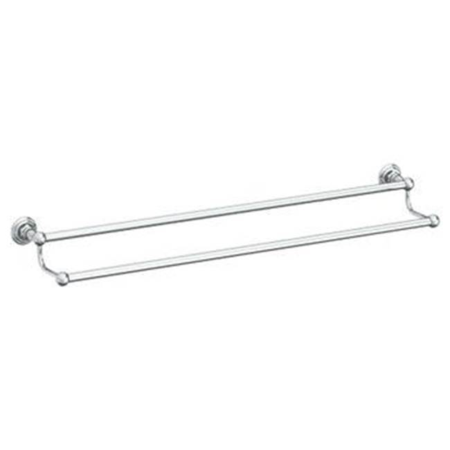 Wall Mounted Double Towel Bar, 18''