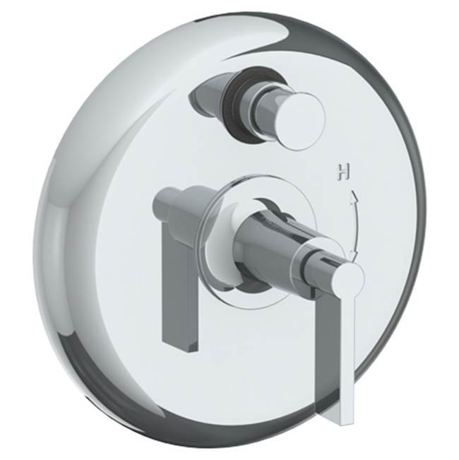 Wall Mounted Pressure Balance Shower Trim with Diverter, 7'' dia.