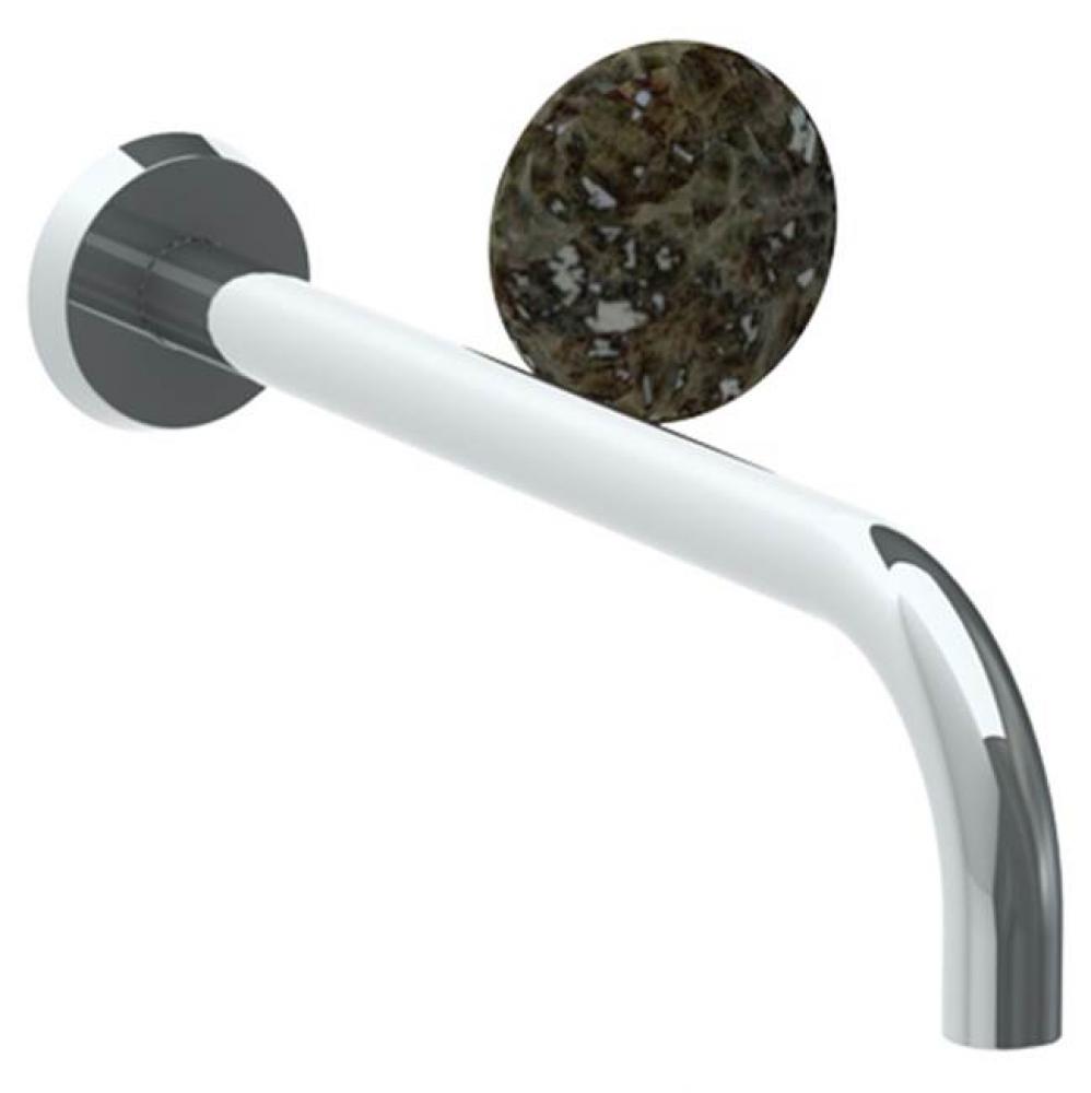 Wall Mounted 2 Hole Lavatory Set with 11 7/8'' spout