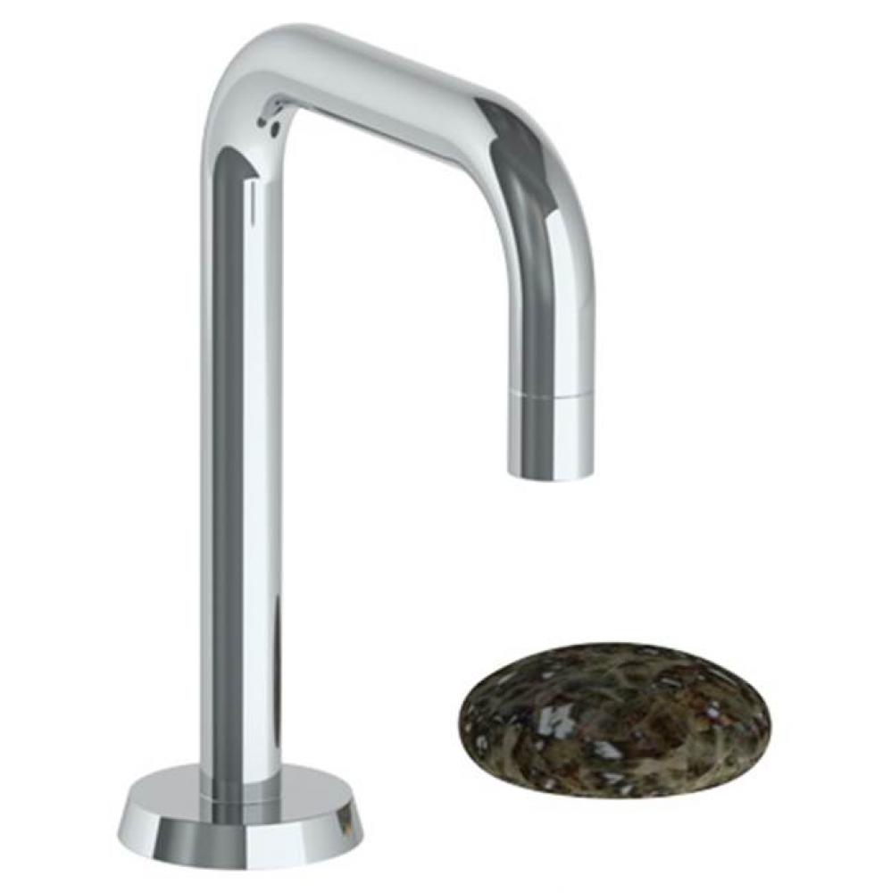 Deck Mounted 2 Hole Extended Square Spout Lavatory Set