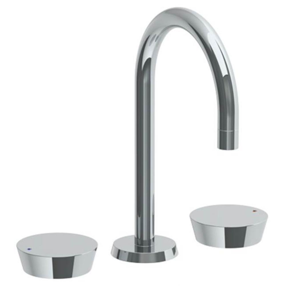 Deck Mounted 3 Hole Gooseneck Lavatory Set