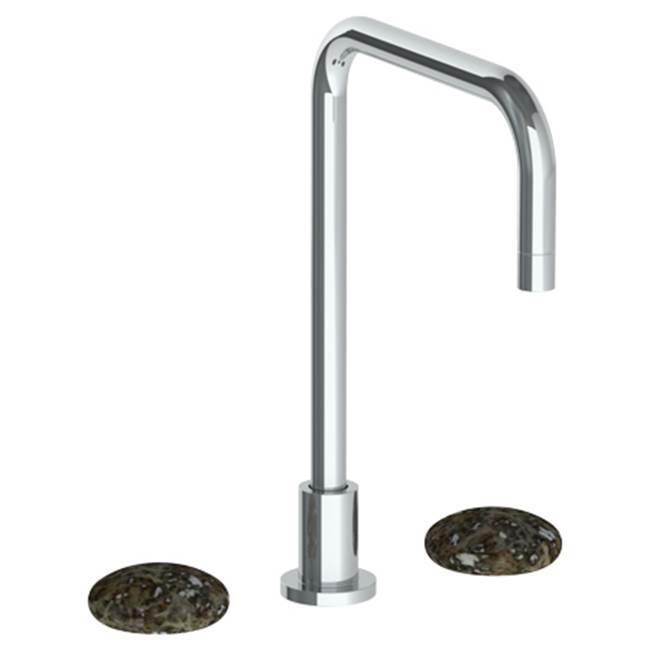 Deck Mounted 3 Hole Square Top Kitchen Faucet