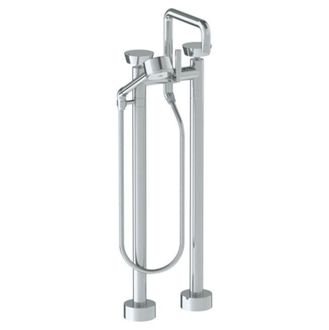 Floor Standing Square Bath set with Volume Hand Shower