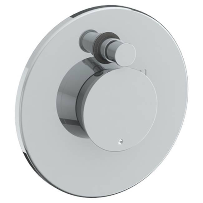 Wall Mounted Pressure Balance Shower Trim with Diverter, 7'' dia.