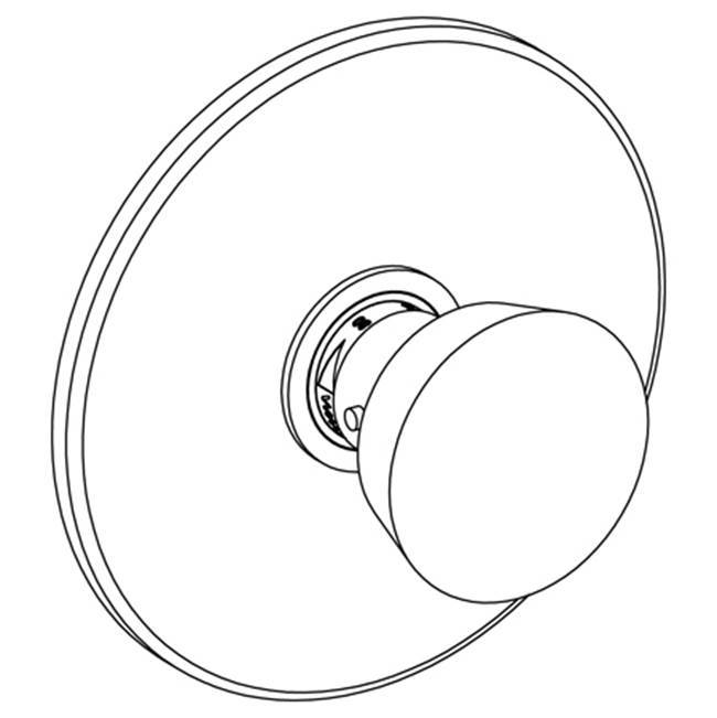 Wall mounted Thermostatic Shower Trim, 7 1/2'' dia.