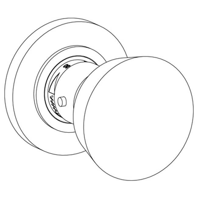 Wall Mounted Mini Thermostatic Shower Trim, 3 1/2'' dia.