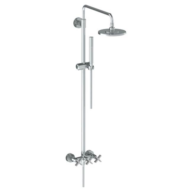 Wall Mounted Exposed Shower with Hand Shower