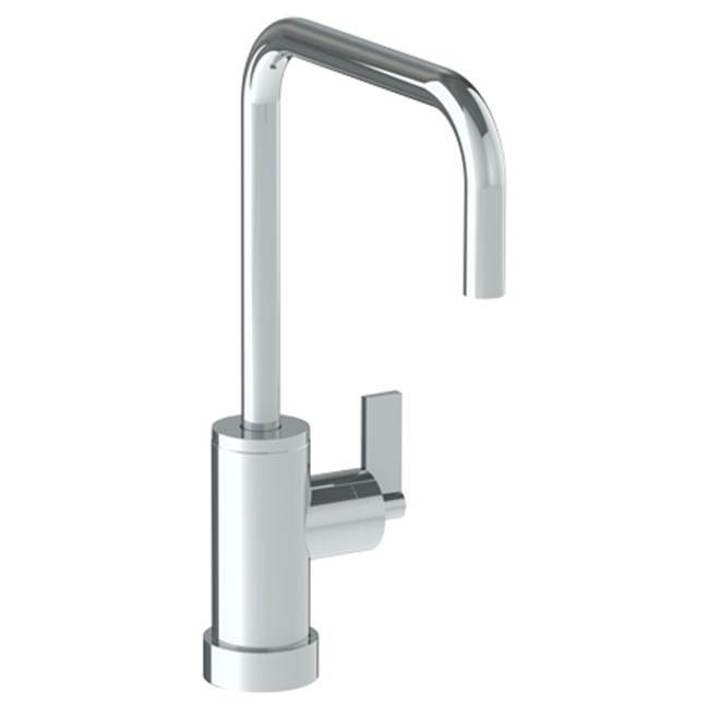 Deck Mounted 1 Hole Square Top Kitchen Faucet