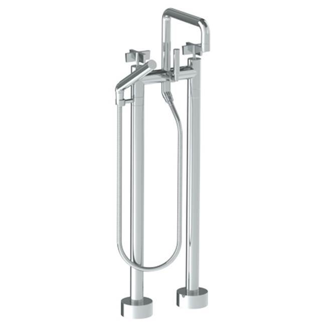 Floor Standing Bath set with Slim Hand Shower