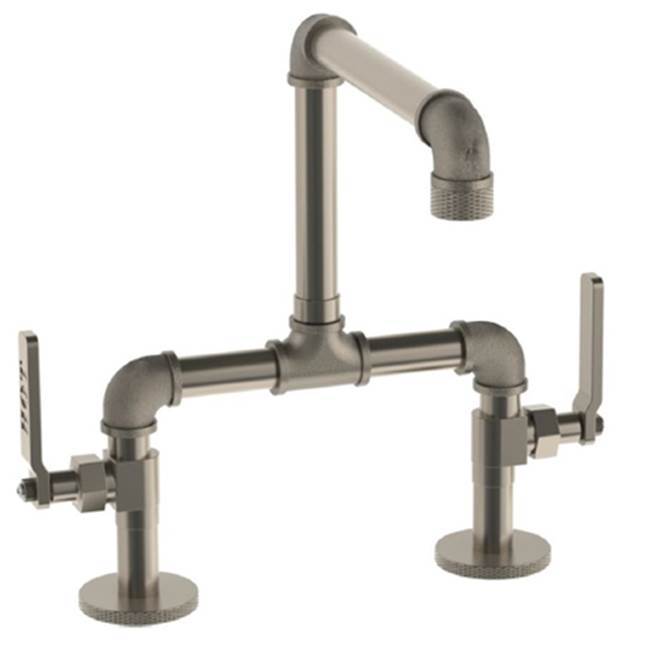 Deck Mounted Bridge Kitchen Faucet