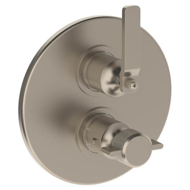 Wall Mounted Thermostatic Shower Trim with built-in control, 7 1/2'' dia.