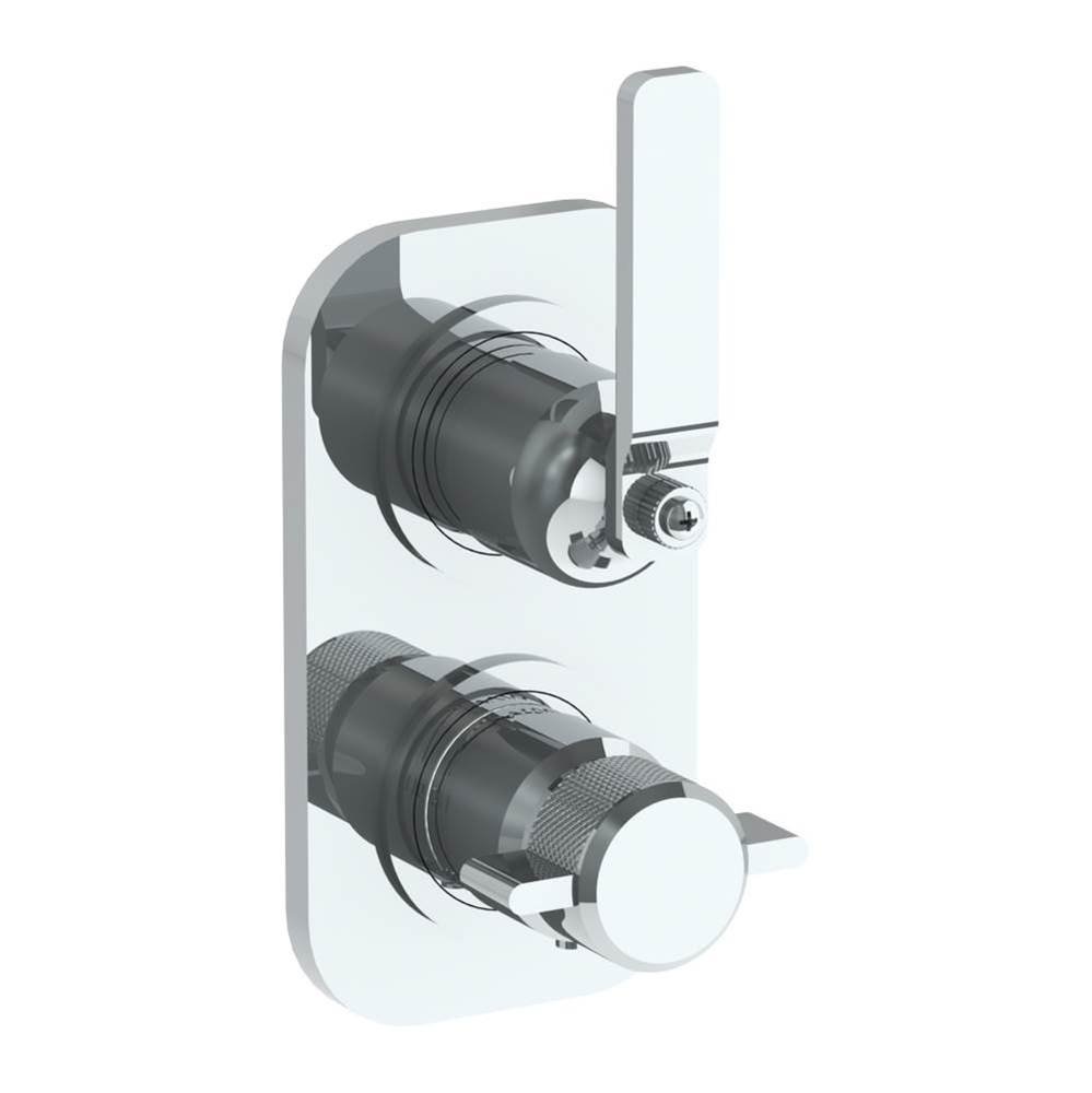 Wall Mounted Thermostatic Shower Trim with built-in control, 3 1/2'' x 6 1/4''