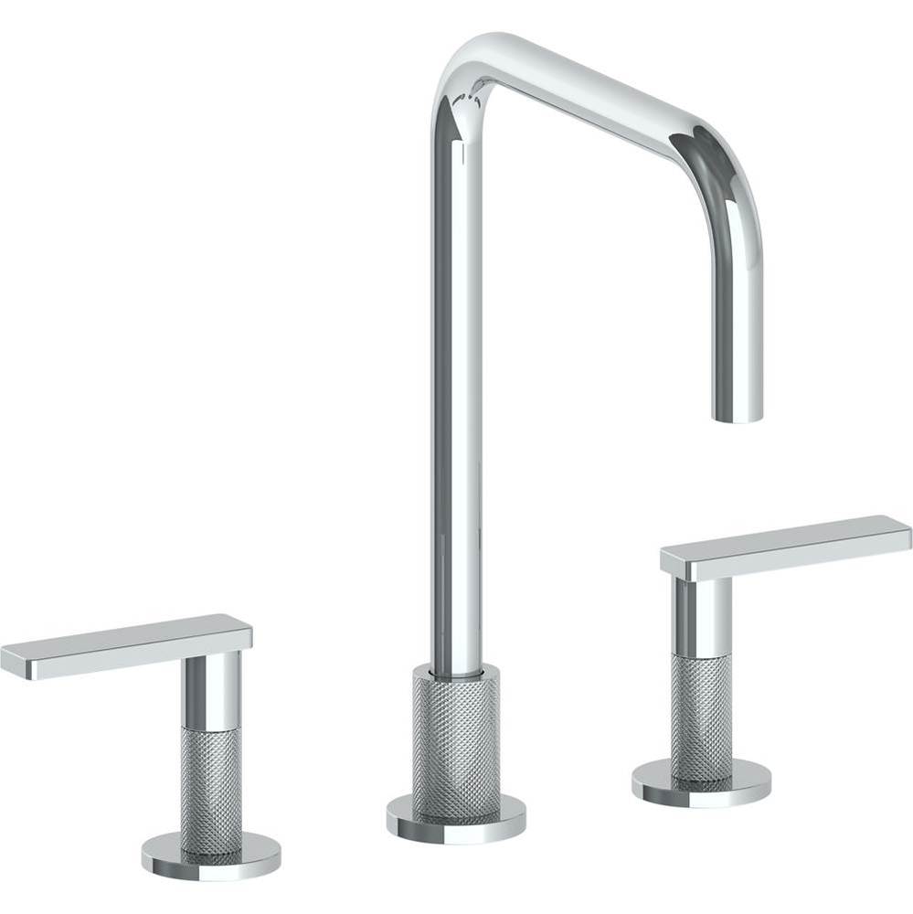 Deck Mounted 3 Hole Square Top Kitchen Faucet