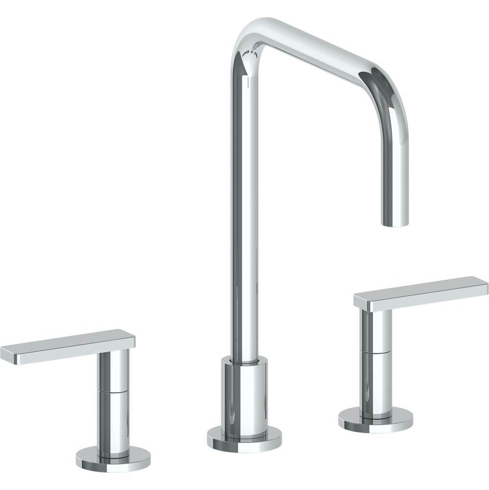 Deck Mounted 3 Hole Square Top Kitchen Faucet